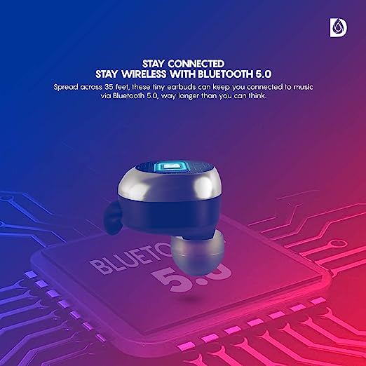 Dipinsure Heaven 200 Truly Wireless Bluetooth in Ear Headphone with Mic (Black) Dipinsure Heaven 200 Truly Wireless Bluetooth in Ear Headphone with Mic (Black)